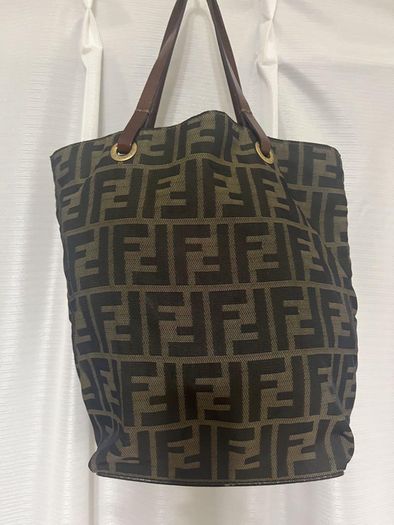 FENDI フェンディ トートバッグ ズッカ柄 レザー ビンテージ