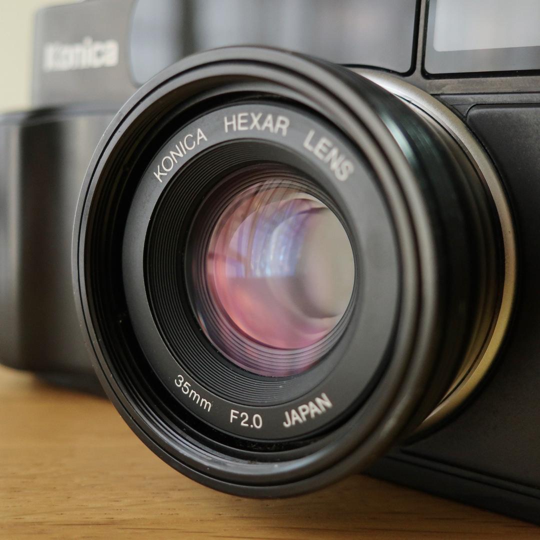 KONICA HEXAR 35mm F2.0 コンパクトフィルムカメラ#580 カメラ