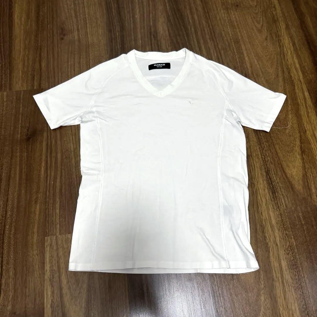 注目のブランド Vネック ホワイト 1PIU1UGUALE3 Tシャツ メルカリ - メンズウェア
