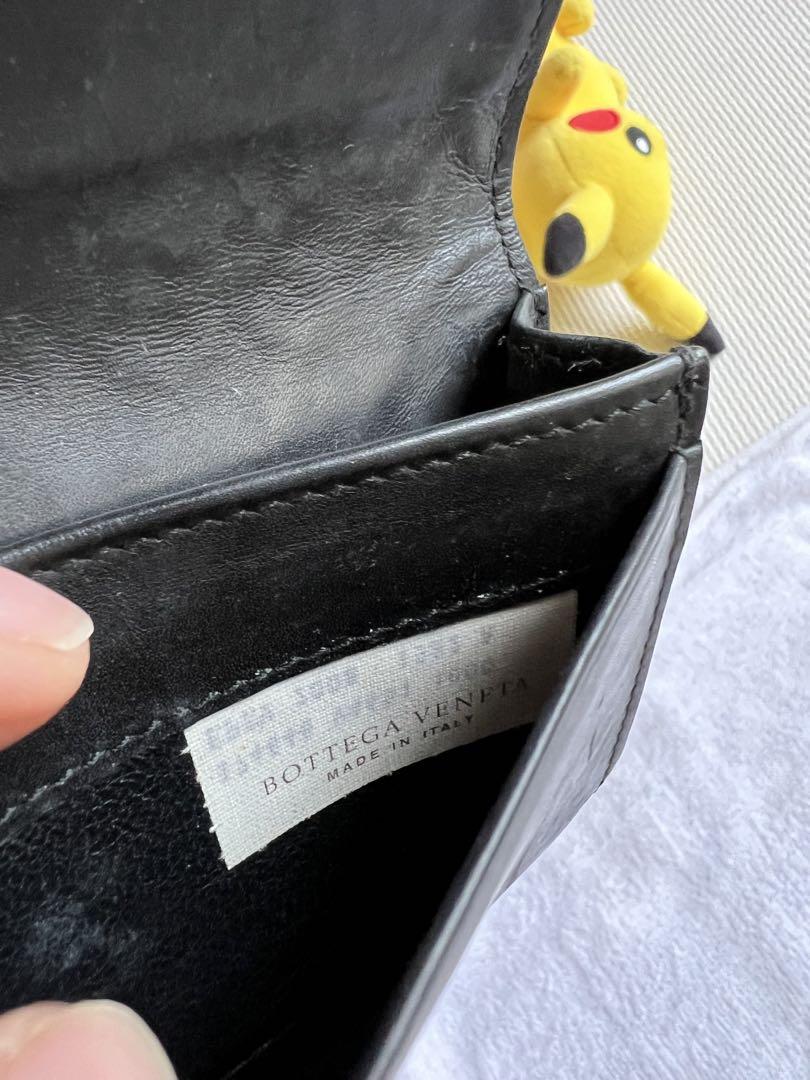 BOTTEGA VENETA ブラック レザー 名刺入れ