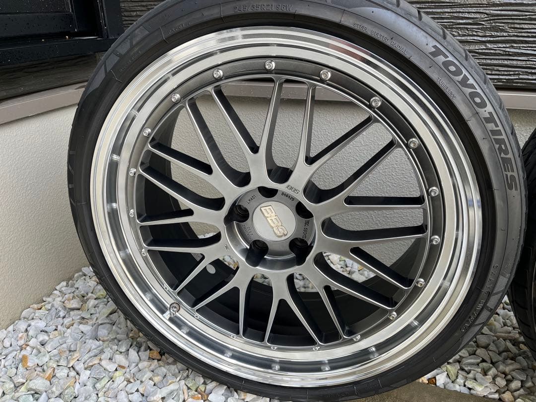 BBS LM402 245/35/21 DB-BKBD アルファード　3 30アルファード】BBS LMのDB-BKBDカラー＆パーフェクトダンパー