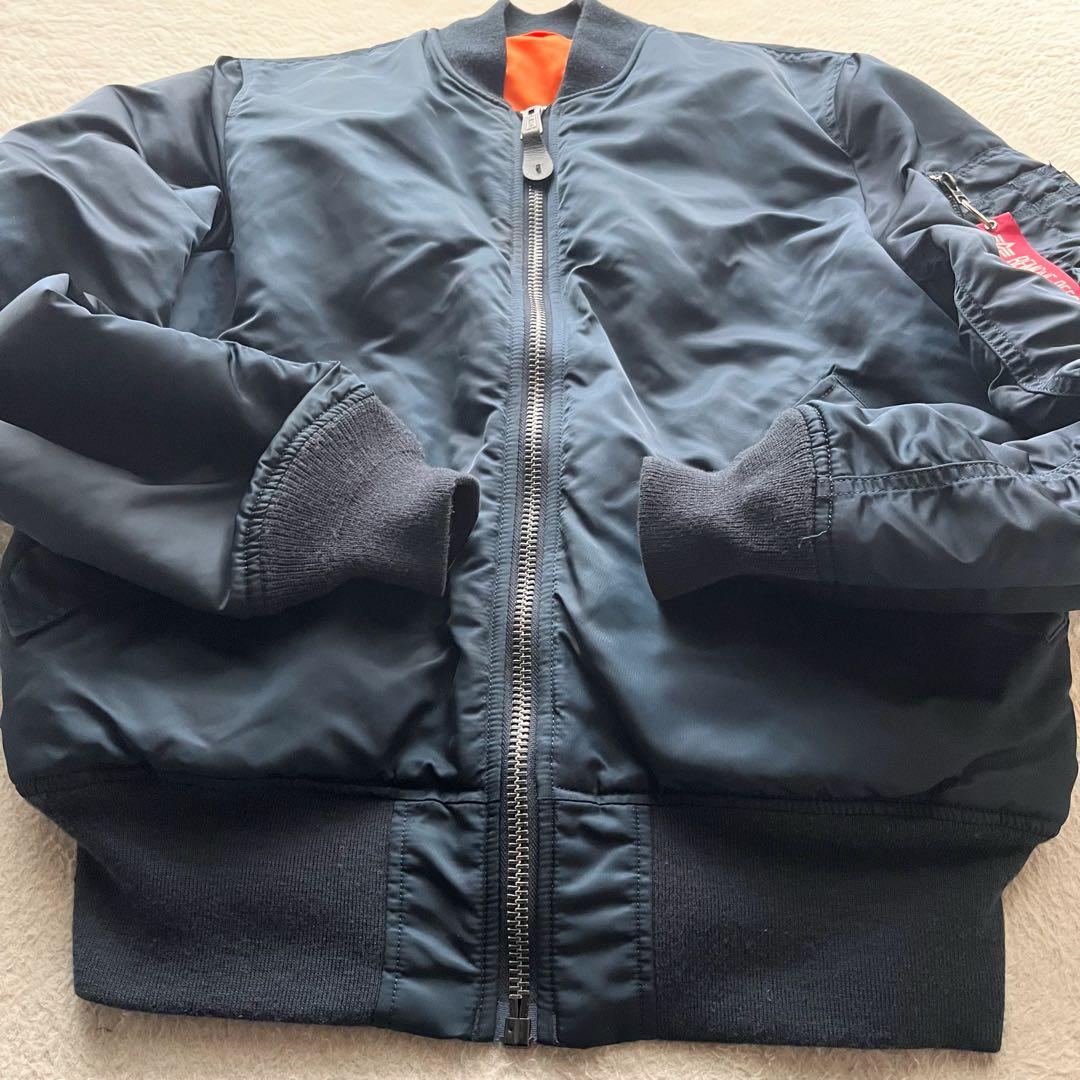 【美品】ALPHA アルファインダストリーズ MA-1 フライトジャケット
