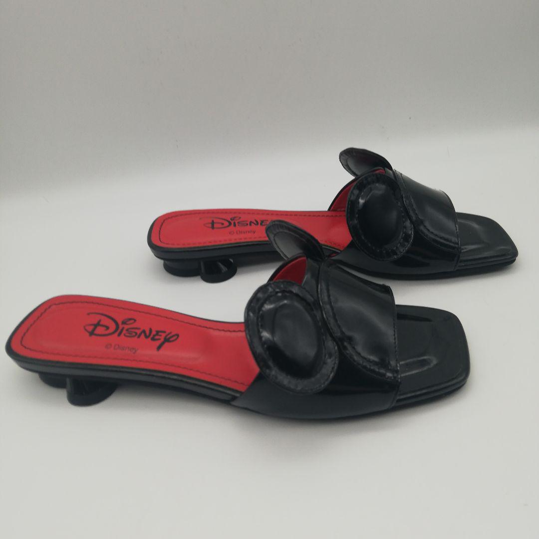 【本物保証】 銀座ダイアナ S ディズニー ミュール ミッキーマウス Disney × 靴