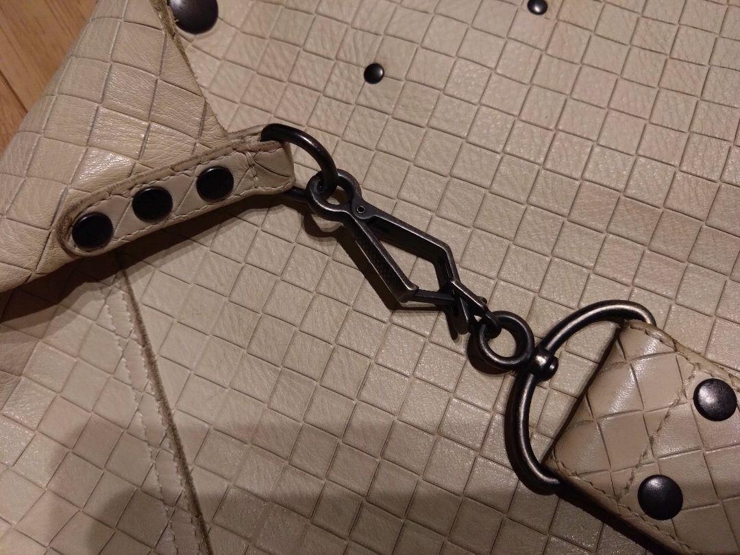 ベージュ bottega veneta ショルダーバッグ