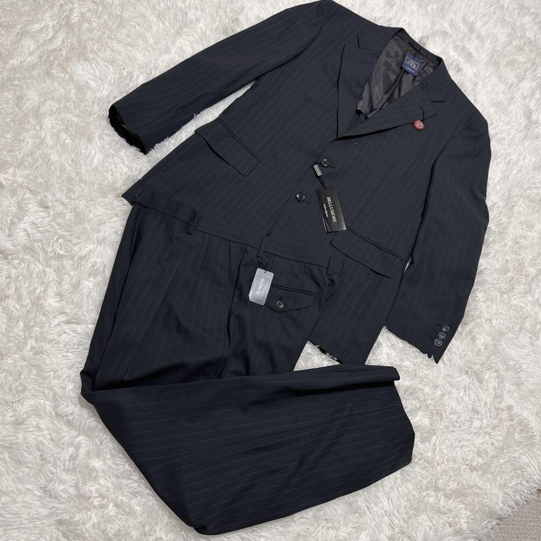 【新品】BELLUMORE スーツセットアップ 春夏用 AB6 ウール100%