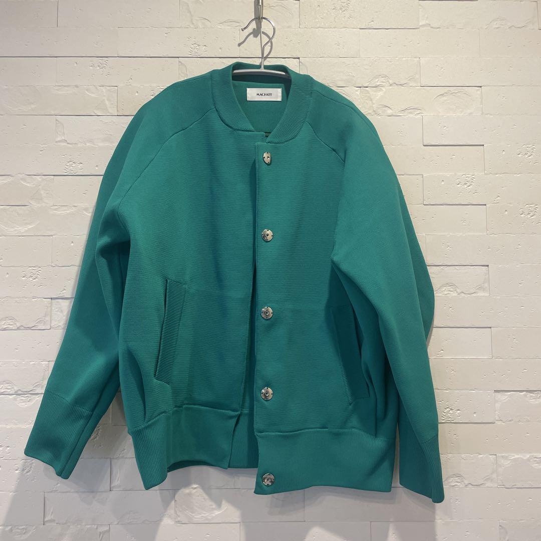 machatt マチャット　アモッサニットブルゾン　グリーン m36330646244_1.jpg?1712788113
