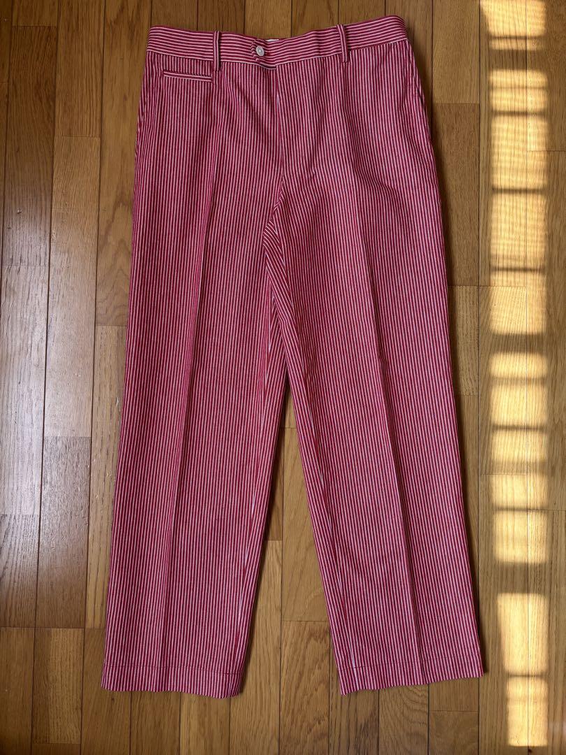 【超お買い得！】 the stylist M size slacks stripe japan パンツ