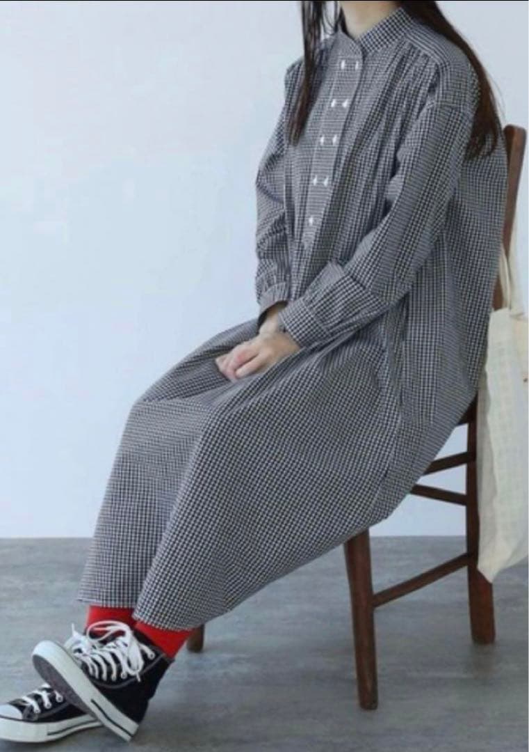 ビュルデサボン　オックスコックワンピース