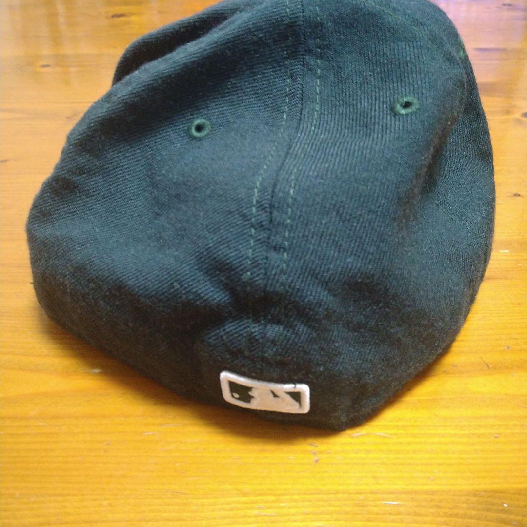 New Era ナショナルズ　ダークグリーンキャップ