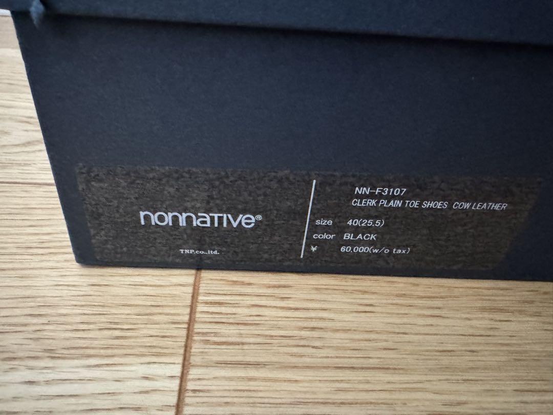 nonnative 黒 レザー ドレスシューズ 箱付き