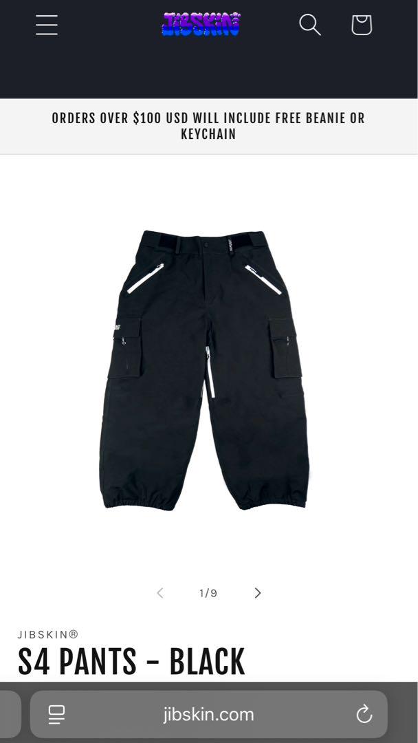 JIBSKIN S4 PANTS ブラック