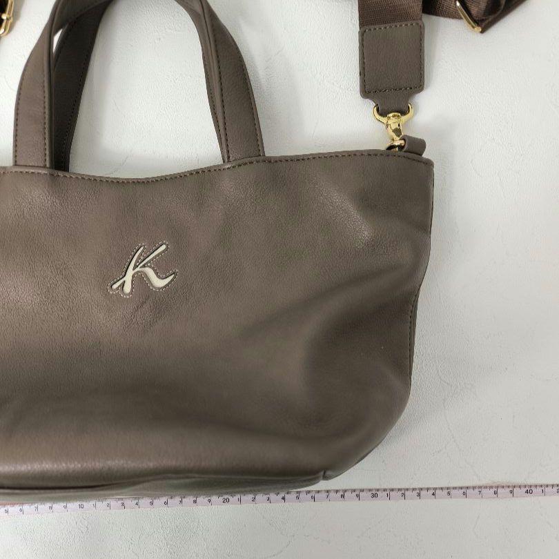 Kitamura キタムラ 本革 2way ショルダーバッグ ブラウン