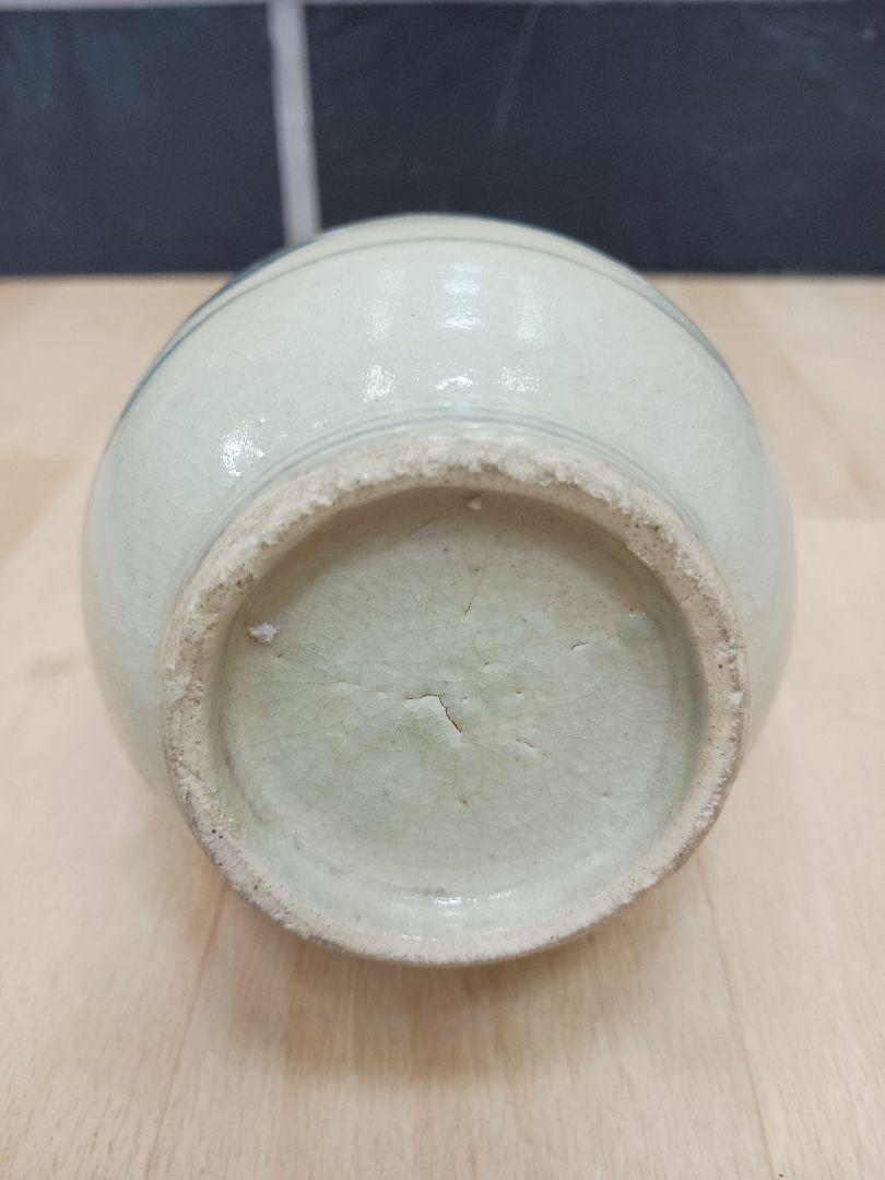 時代物　古伊万里　染付　丸紋　徳利　花瓶　一輪挿し　花器　江戸期　箱付 時代物 古伊万里 染付 丸紋 徳利 花瓶 一輪挿し 花器 江戸期 箱