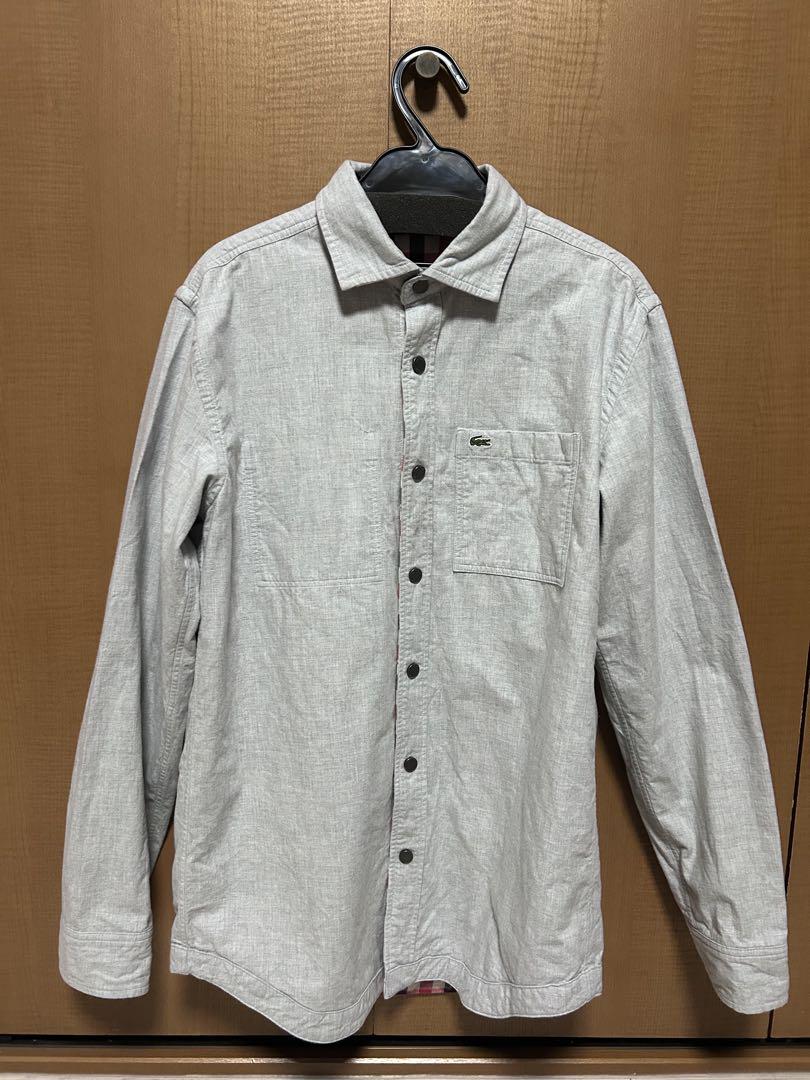ラコステ　リバーシブルスナップボタンシャツ　LACOSTE