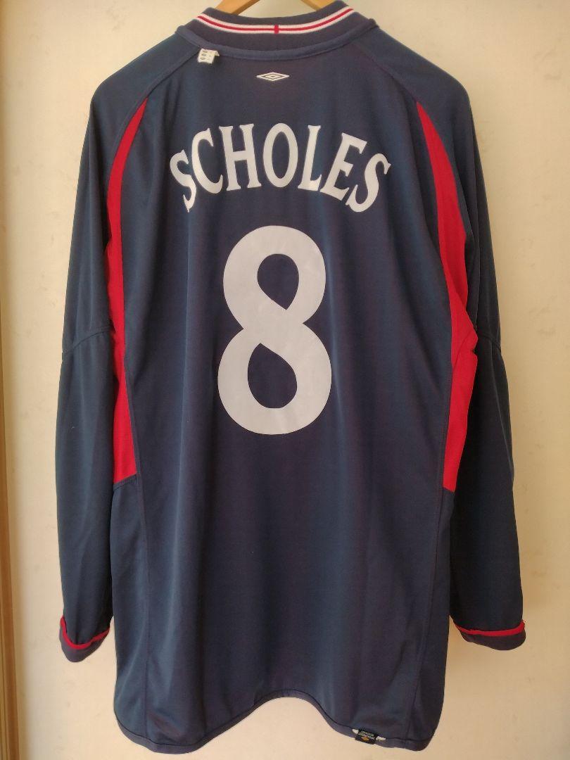 サッカー　ユニフォーム　イングランド代表　スコールズ