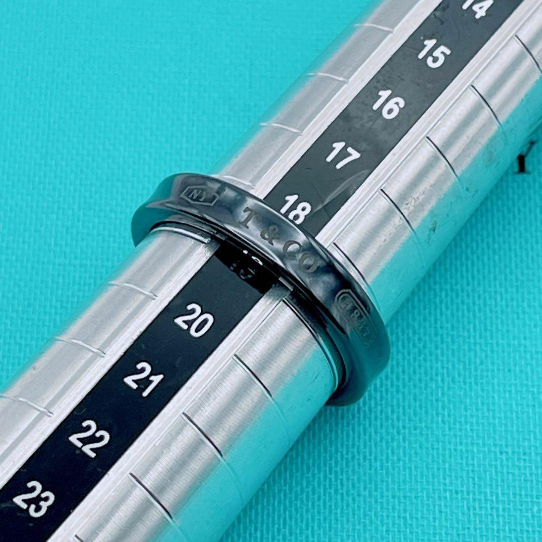 Tiffany & Co. 　チタン　リング　19号　ナロー　Ti 指輪