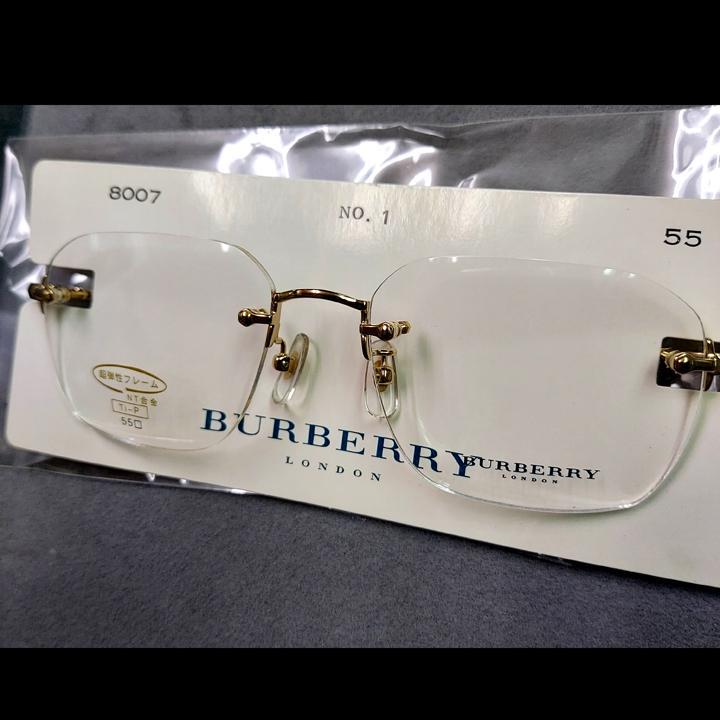 【あつか】BURBERRY メガネフレーム(7)と(14)