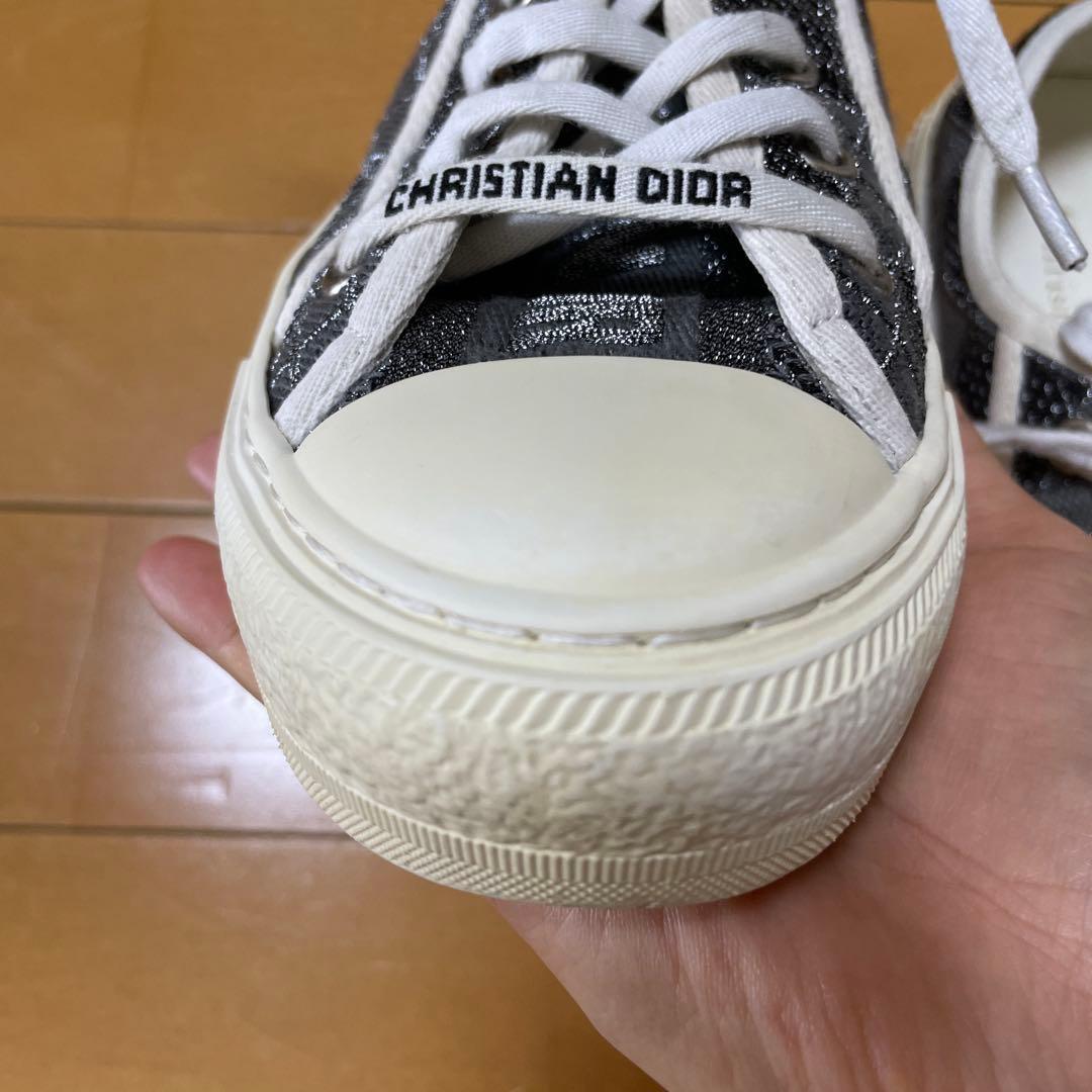Christian Dior ロゴ入りスニーカーサイズ36