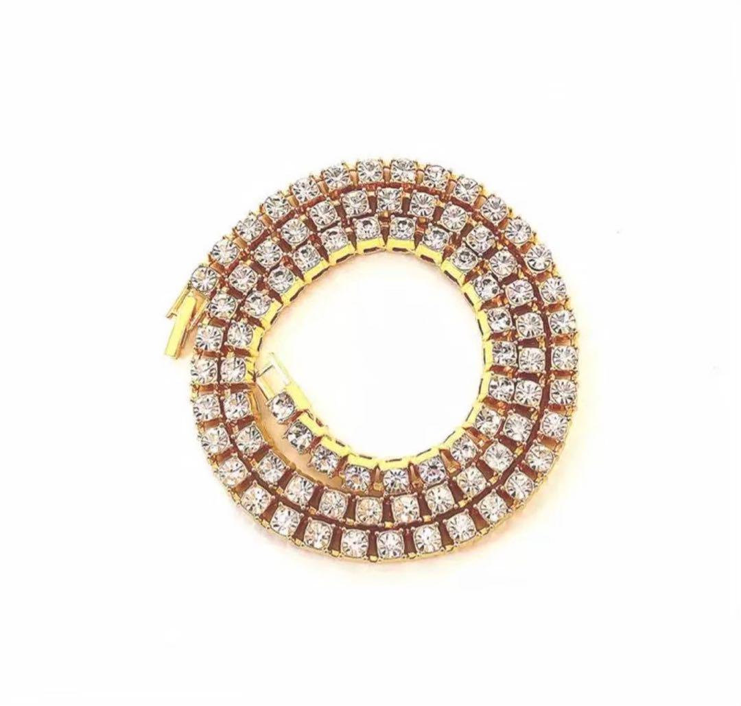 正規品 glitter グリッター ゴールド ブレスレット テニスチェーン 金 ゴールド テニスチェーン ブレスレット – GILA JEWELZ