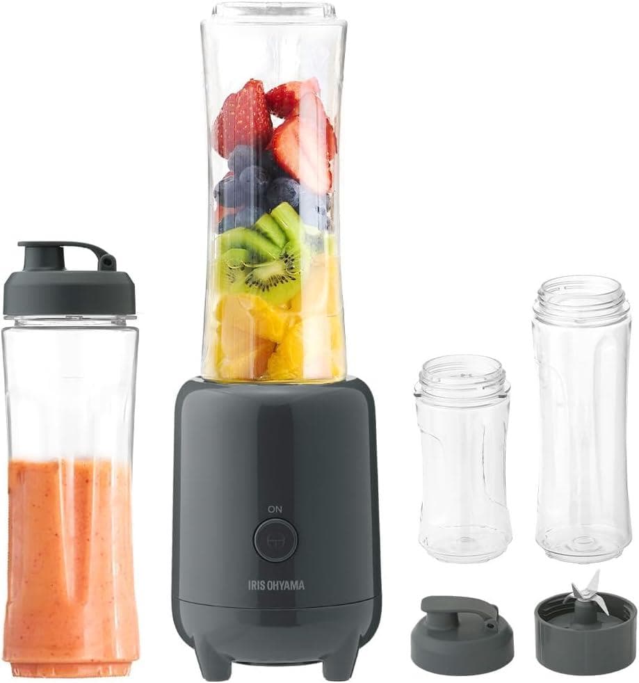 アイリスオーヤマ ボトルブレンダー IBB-601-H ダークグレー 5,034円