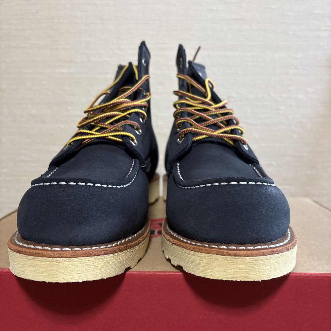 RED WING SHOES BEMS別注ネイビー モックトゥ ブーツ