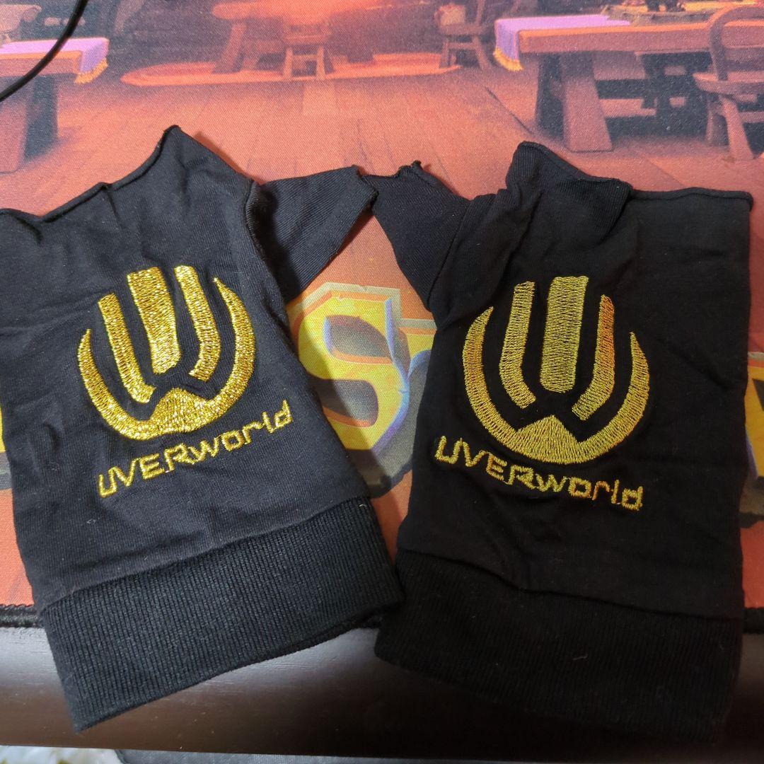 いくみ激レアUVERworld グローブ刺繍ロゴ 黒 未開封　復刻ver. 激レアUVERworld グローブ刺繍ロゴ 黒 未開封 復刻ver. その他
