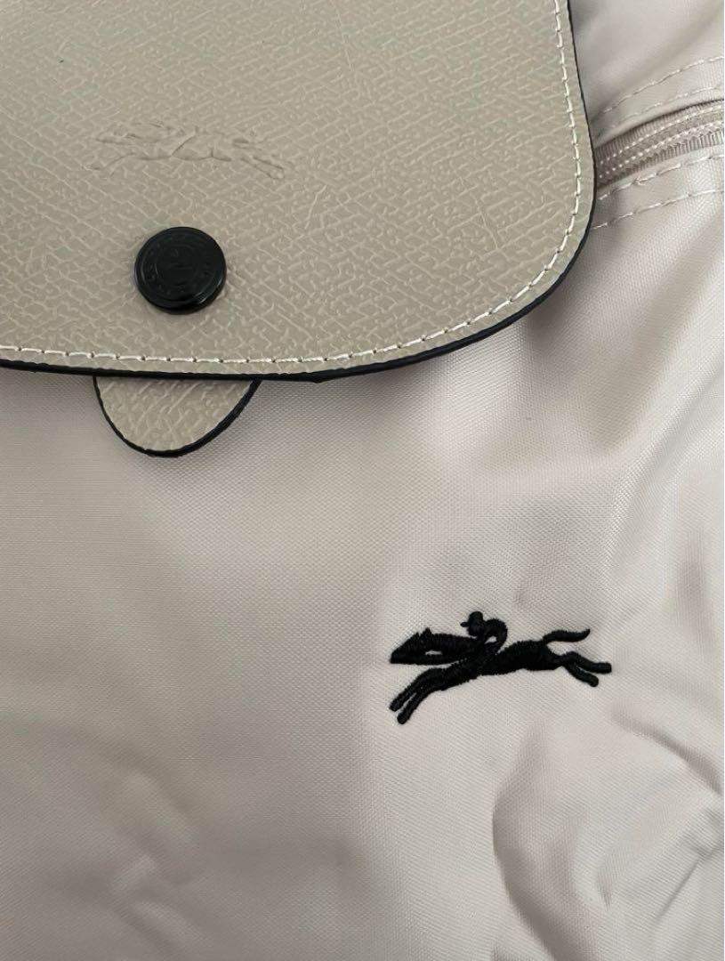 LONGCHAMP ロンシャン 折り畳みミニリュック チョーク 白 - メルカリ