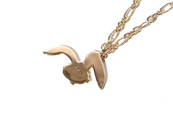 熱販売 イーアールエル バイ ディオール バニー ゴールド ネックレス うさぎ アクセサリー