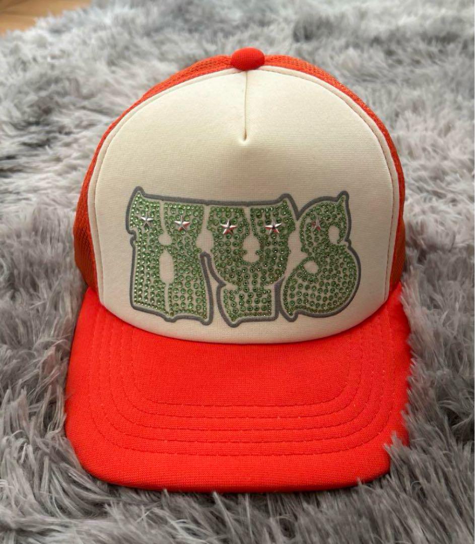 HYSTERIC GLAMOUR HYPNOTIZED LOGOキャップ HYSTERIC GLAMOUR - HYSTERIC GLAMOUR HYPNOTIZED LOGO キャップ