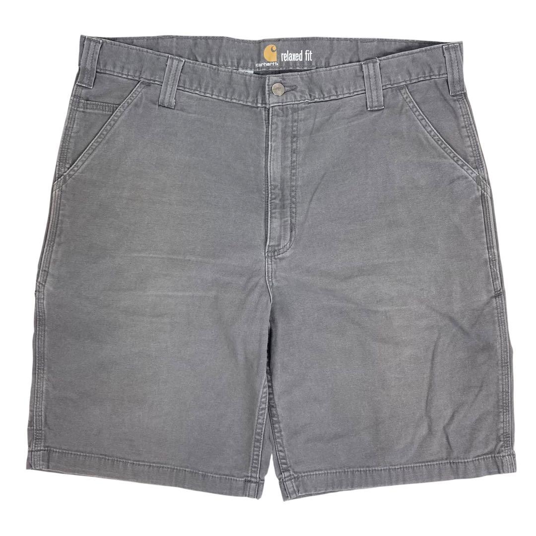 07M037◯ Carhartt ダック ワイド ハーフパンツ ショーツ W38