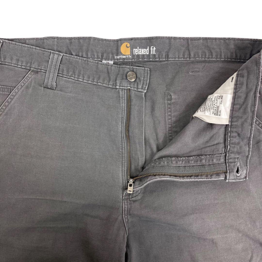 07M037◯ Carhartt ダック ワイド ハーフパンツ ショーツ W38