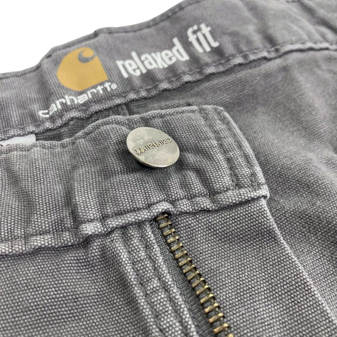 07M037◯ Carhartt ダック ワイド ハーフパンツ ショーツ W38