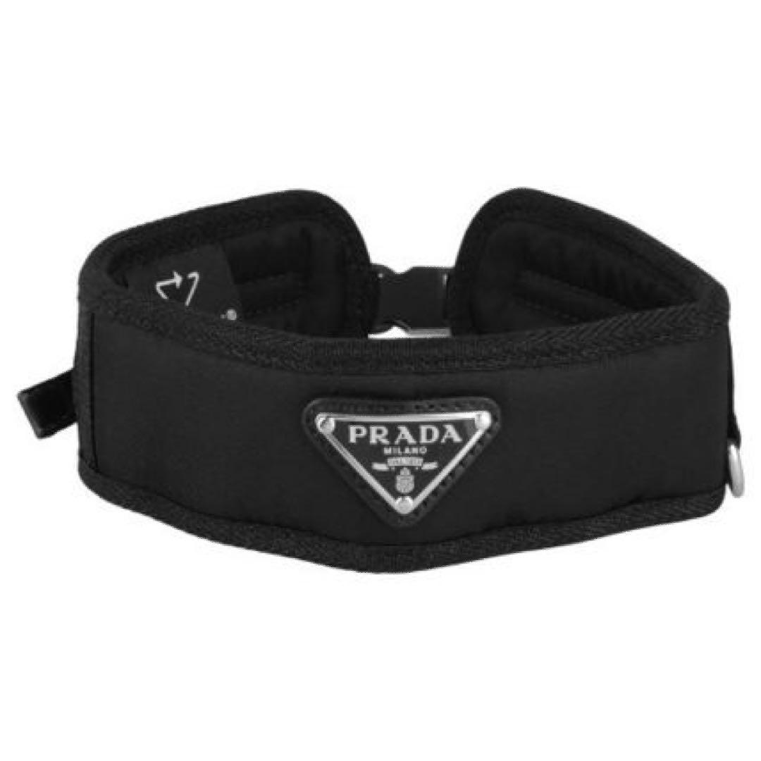 PRADA ナイロン ブラック ペット 犬用 首輪 ネックレス - メルカリ