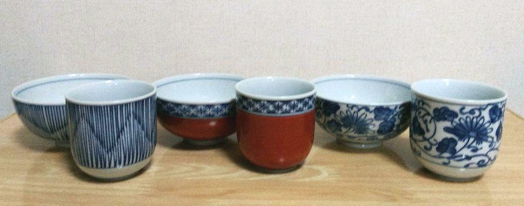 砥部焼龍峰窯 茶碗 湯呑み