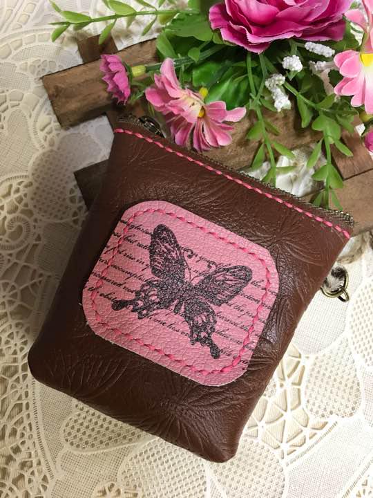 ❤️本革handmade❤️  ファスナーポーチ（06-09）