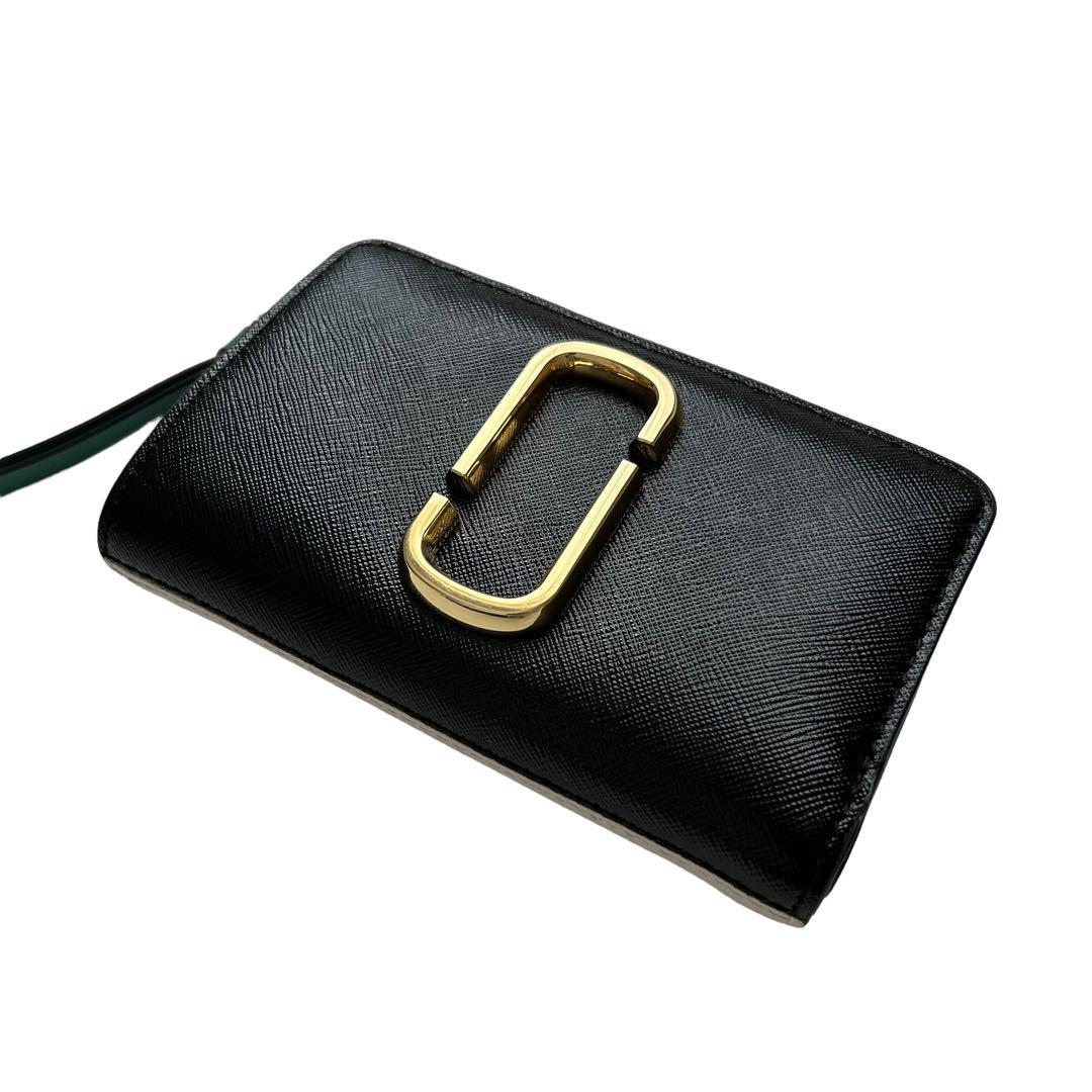 美品⭐️ マークジェイコブス 二つ折り財布 L字ファスナー レザー