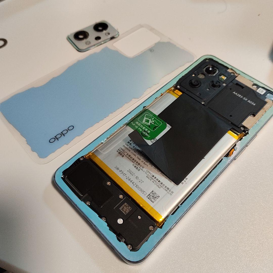 OPPO Reno7A ドリームブルー 画面や背面に割れあり｜Yahoo