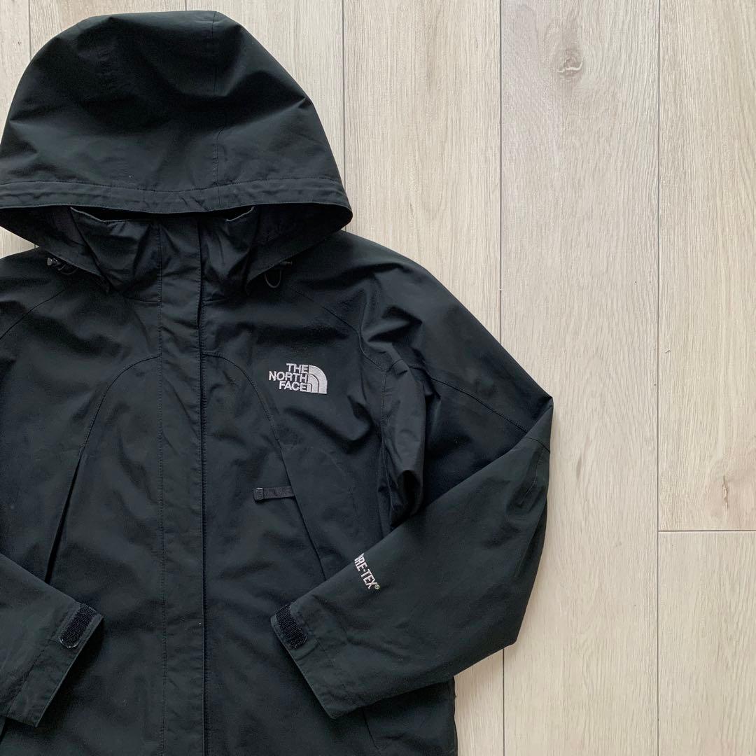 ノースフェイスレディースブラックゴアテックス裏メッシュマウンテン