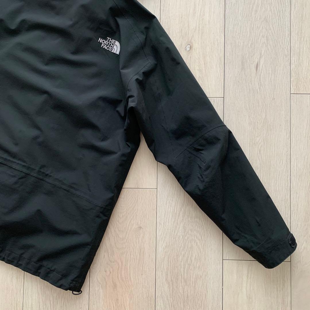 ノースフェイスレディースブラックゴアテックス裏メッシュマウンテン
