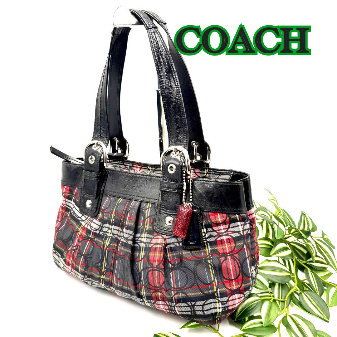 コーチCoach ソーホーシグネチャー柄トートバッグ　15228