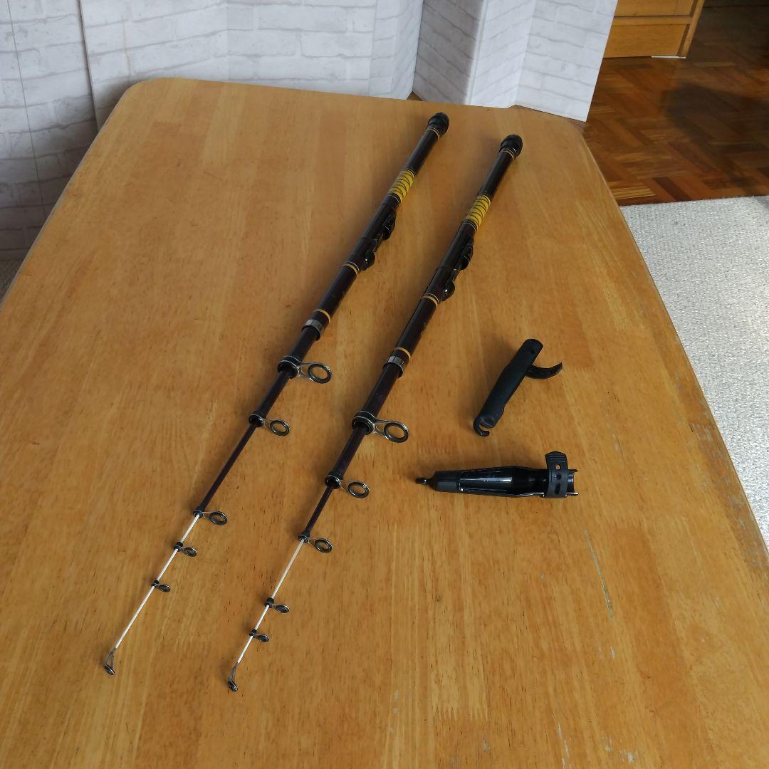 DAIWA.PGミニボート20号270、万能竿2本セット