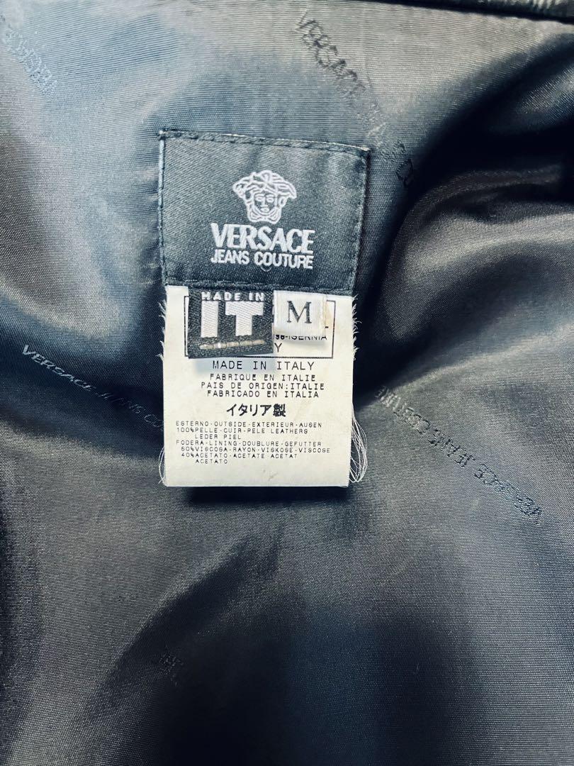 新品未使用VERSACE ライダースジャケット