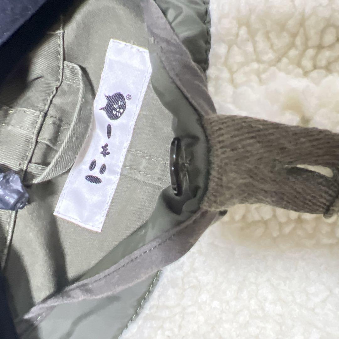 【入手困難】にゃー　モッズコート　刺繍　ボアライナー　ネコ型チャーム　ネネット