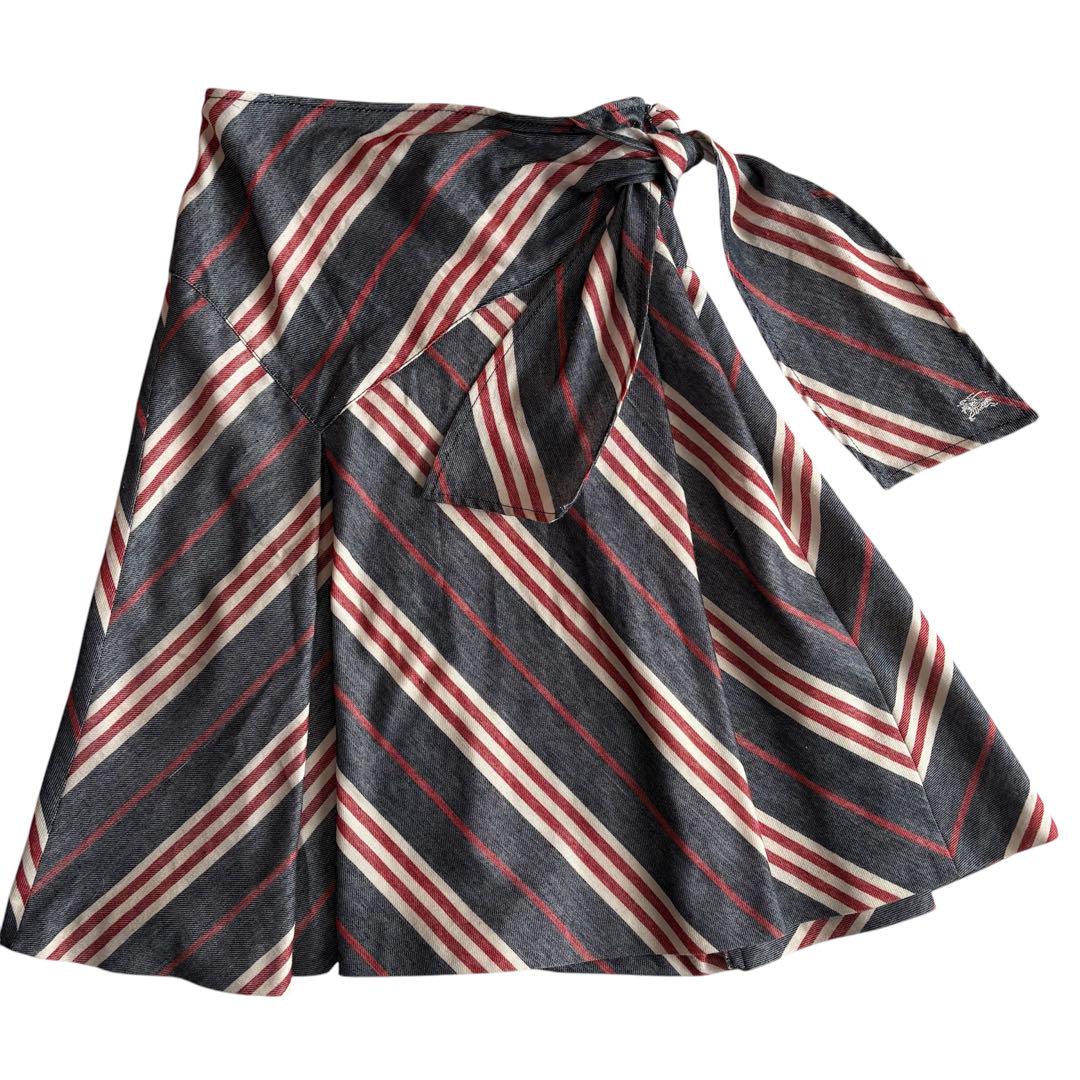 バーバリーブルーレーベル BURBERRY ボックス フレア スカート