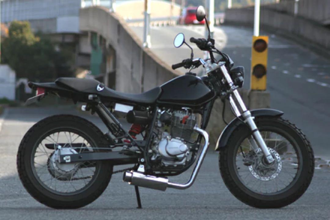HMS ホンダ FTR223 100φ砲弾マフラーSUS (Type2)マフラー リアライズホンダFTR223 100φ砲弾マフラー SUS 2曲げType2（楽天