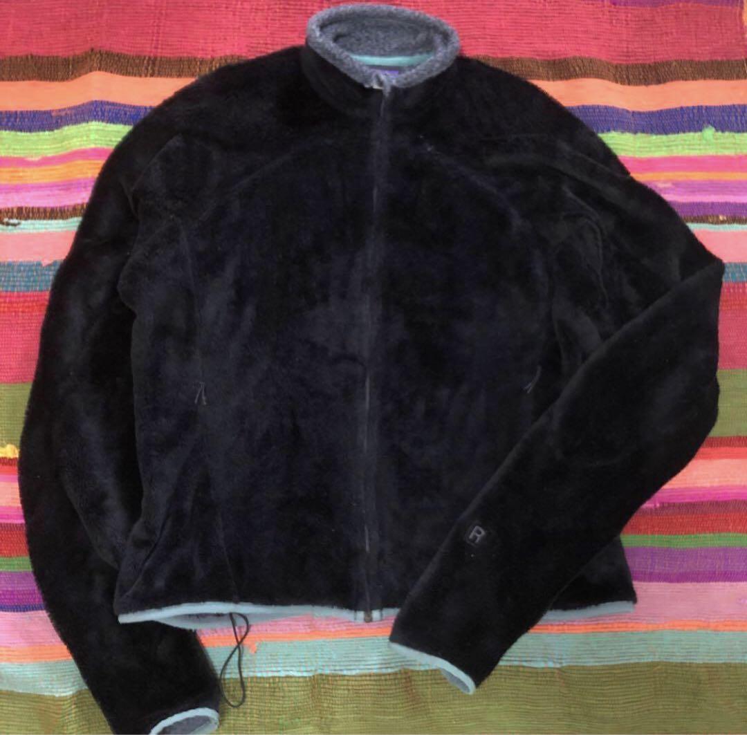 patagonia ブラック フリースジャケット XL レディース　黒