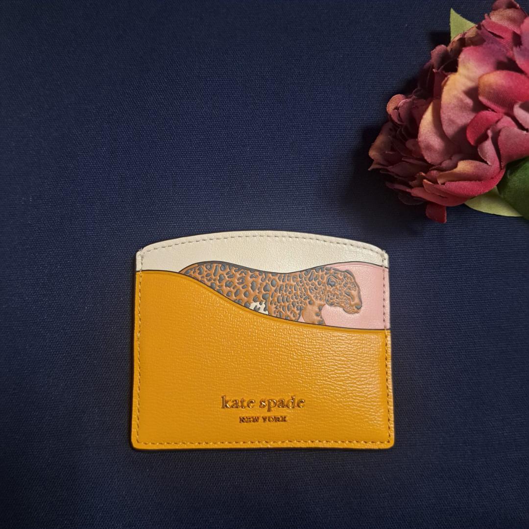KATE SPADE パスケース カードケース イエロー K8884