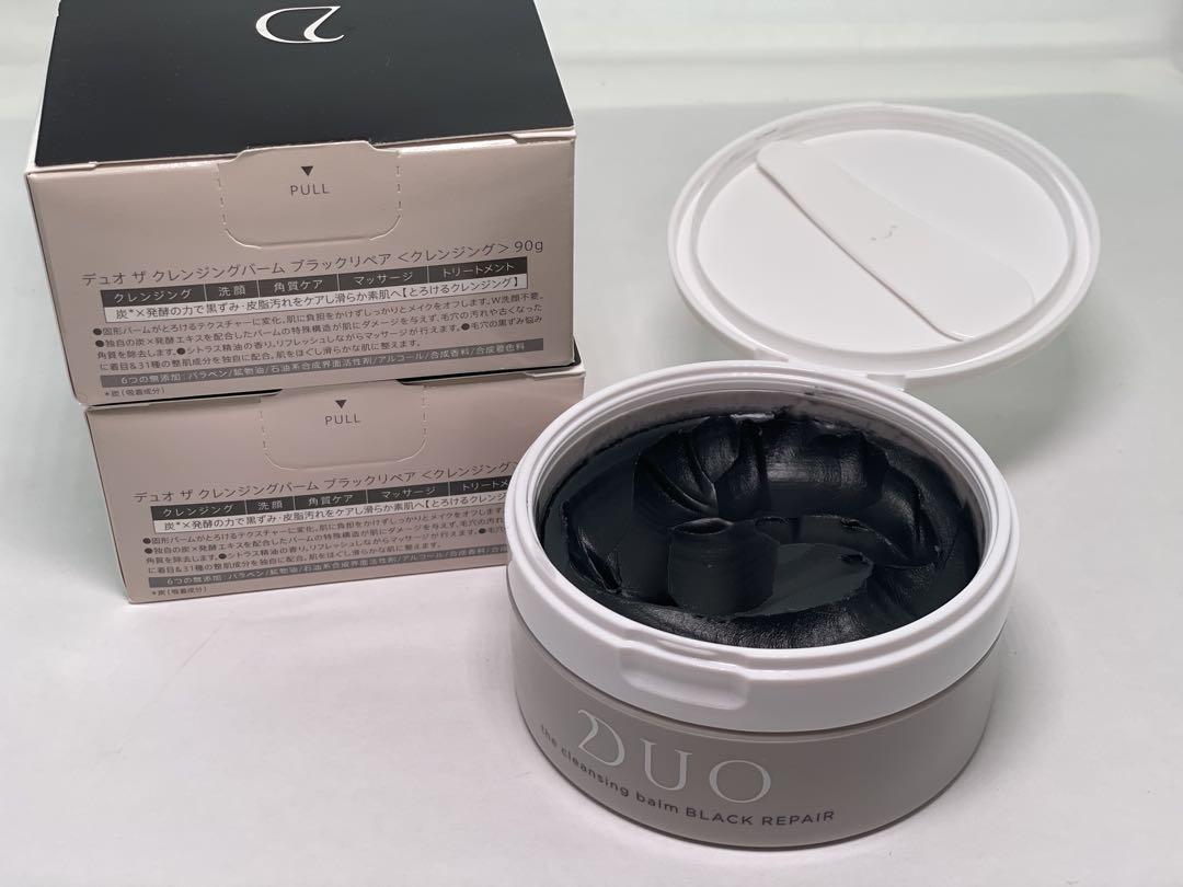 【未使用２個＋使いさし1個】DUO クレンジングバーム ブラックリペア 90g