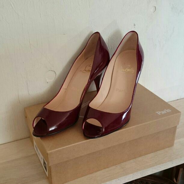 【Christian Louboutin】80パンプス☆送料関税込み☆ Miss Z Sparkling - 80 mm パンプス - メッシュ - ホワイト