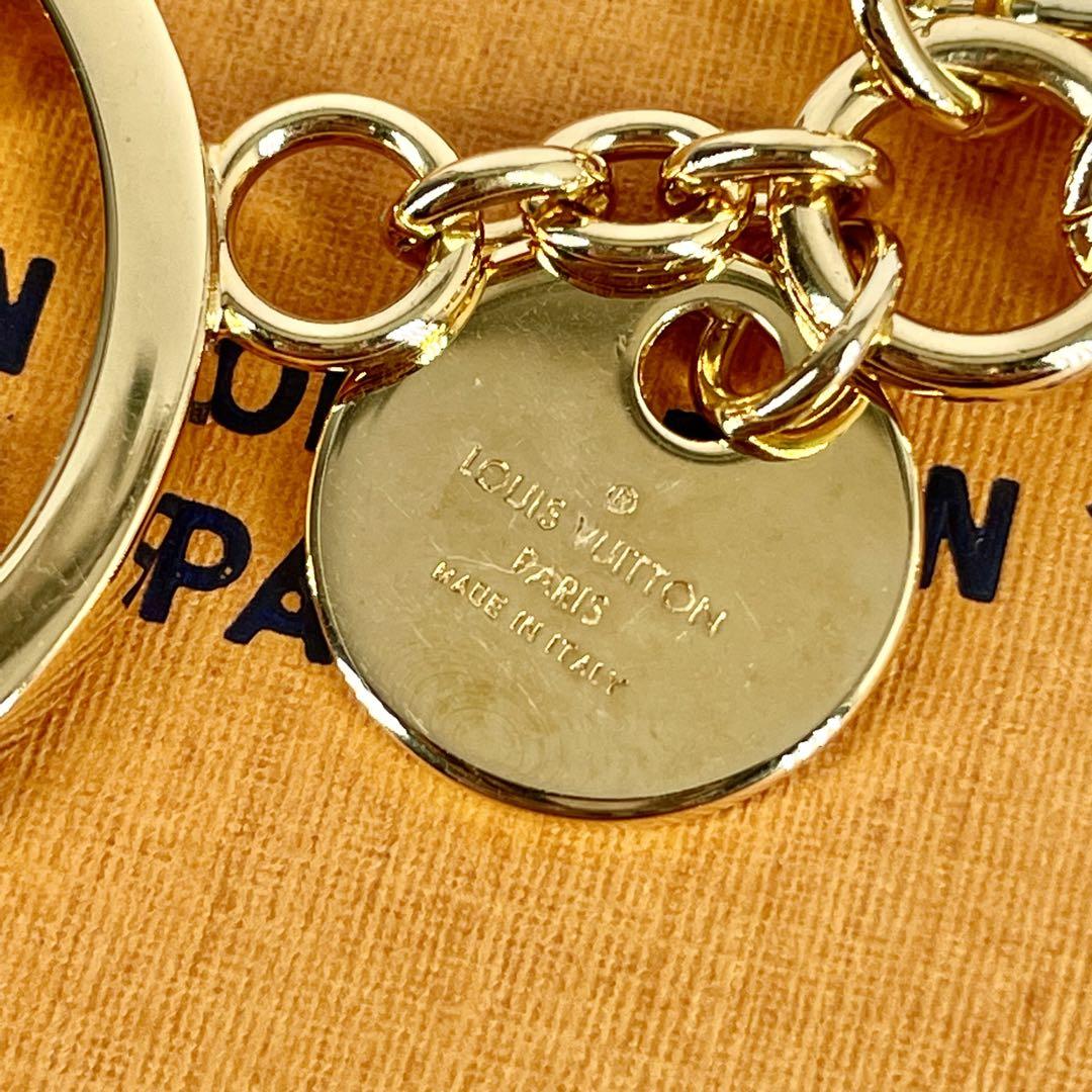 ✨極美品✨ルイヴィトン チャーム LV サークル M68000ゴールド 保存袋